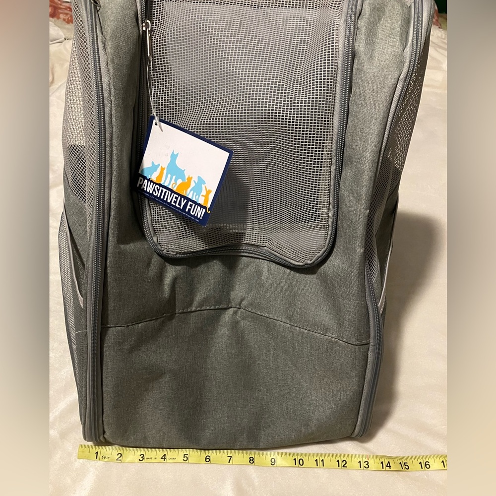 Pet carrier backpack
